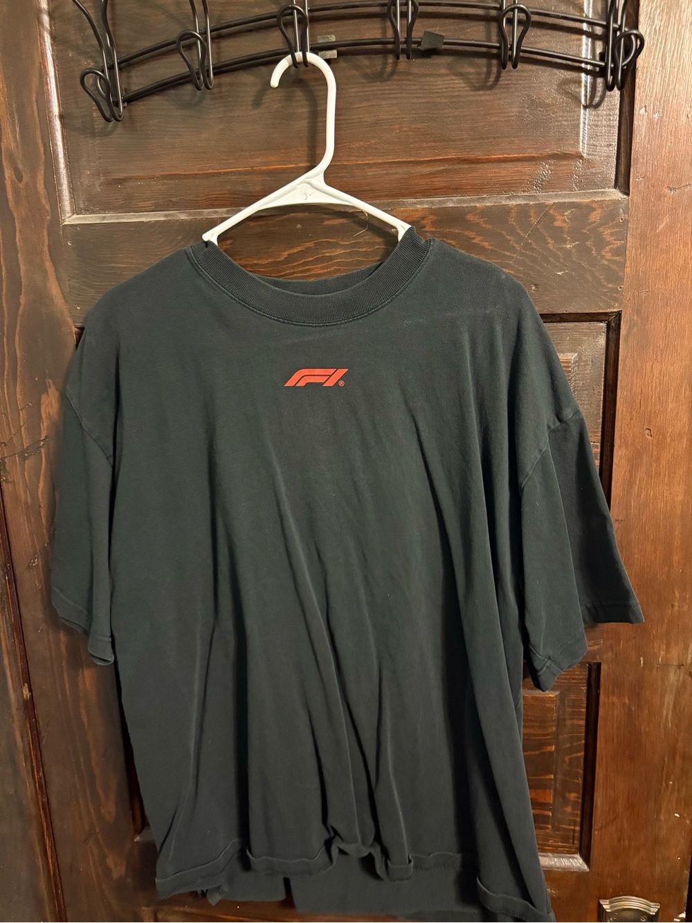 Men’s Black F1 Logo Short-Sleeve Tee